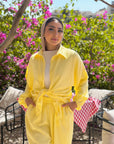 Oversized Linen Set Shirt