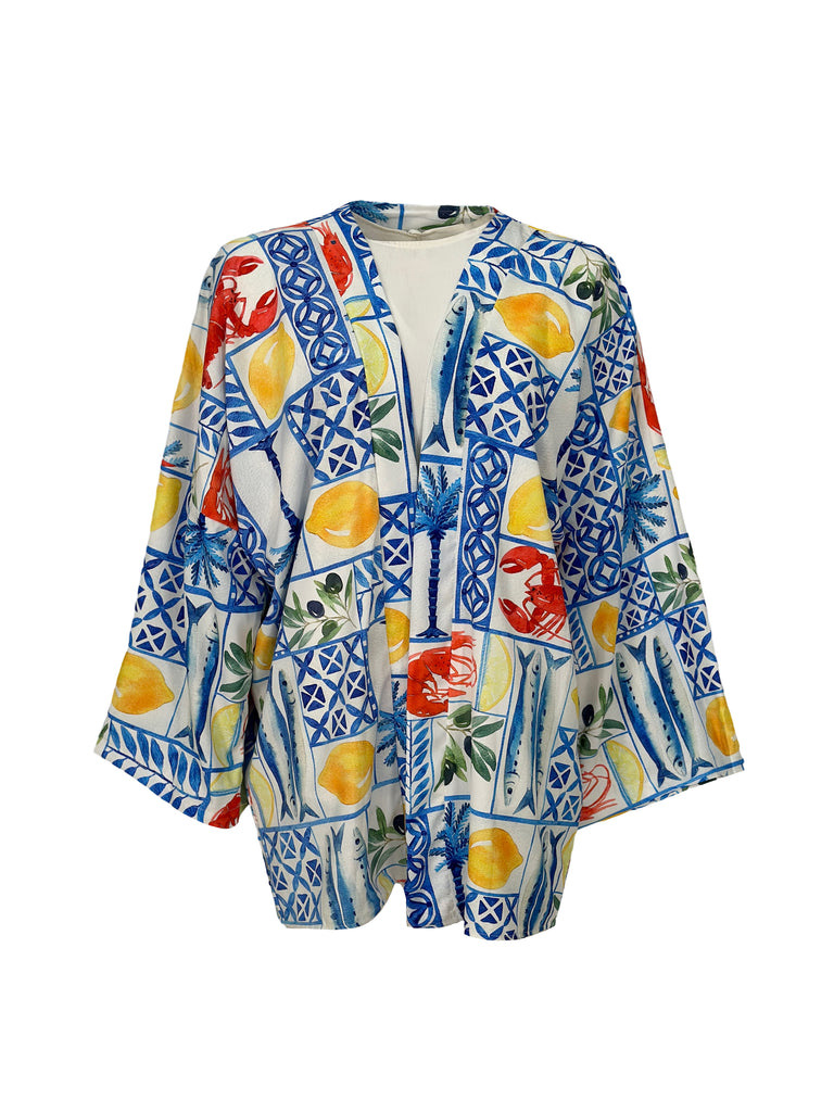 Mediterranean Summer Kimono