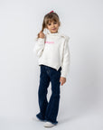 Baby Girl Sweatshirt Cream