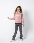 Baby Girl Sweatshirt Nude Pinnk