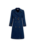 Denim Trench Coat Night Skies