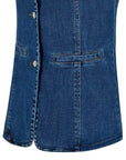 Full Glam Denim Vest