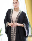 The Queen Of All Kaftan Black