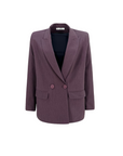 Casual Meeting Blazer Boysenberry