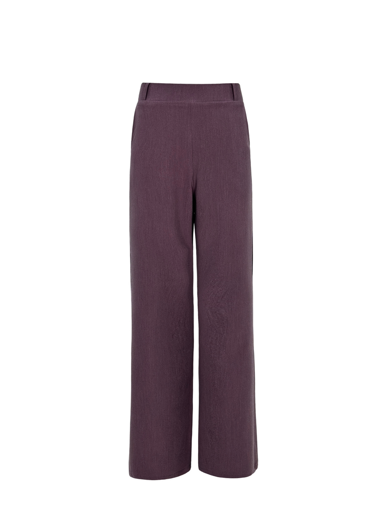 Casual Meeting Pants Boysenberry