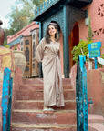 New Silky Cardress Dress Beige