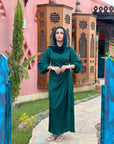 New Silky Cardress Dress Emerald Green