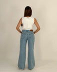 New Basic Wide Pants Ice