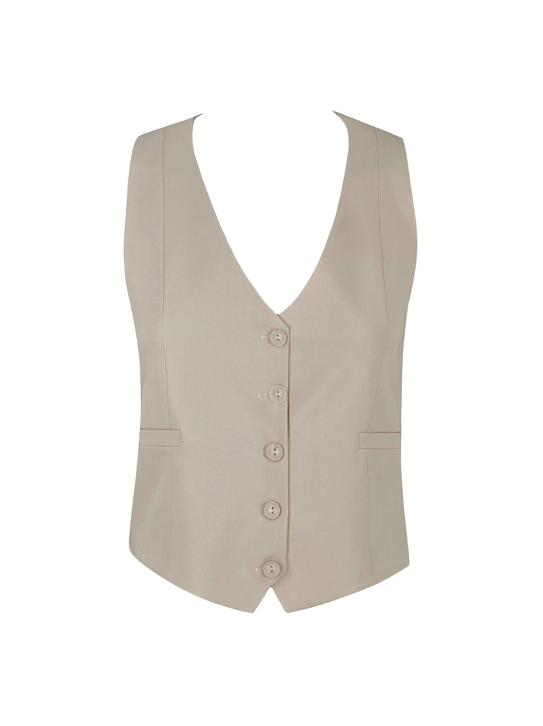 Casual Meeting Vest Oatmeal