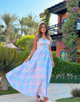 Fiore Silky Love Gingham Dress