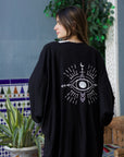 Eyes On World Kaftan Black