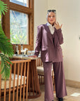 Casual Meeting Blazer Boysenberry