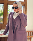 Casual Meeting Blazer Boysenberry