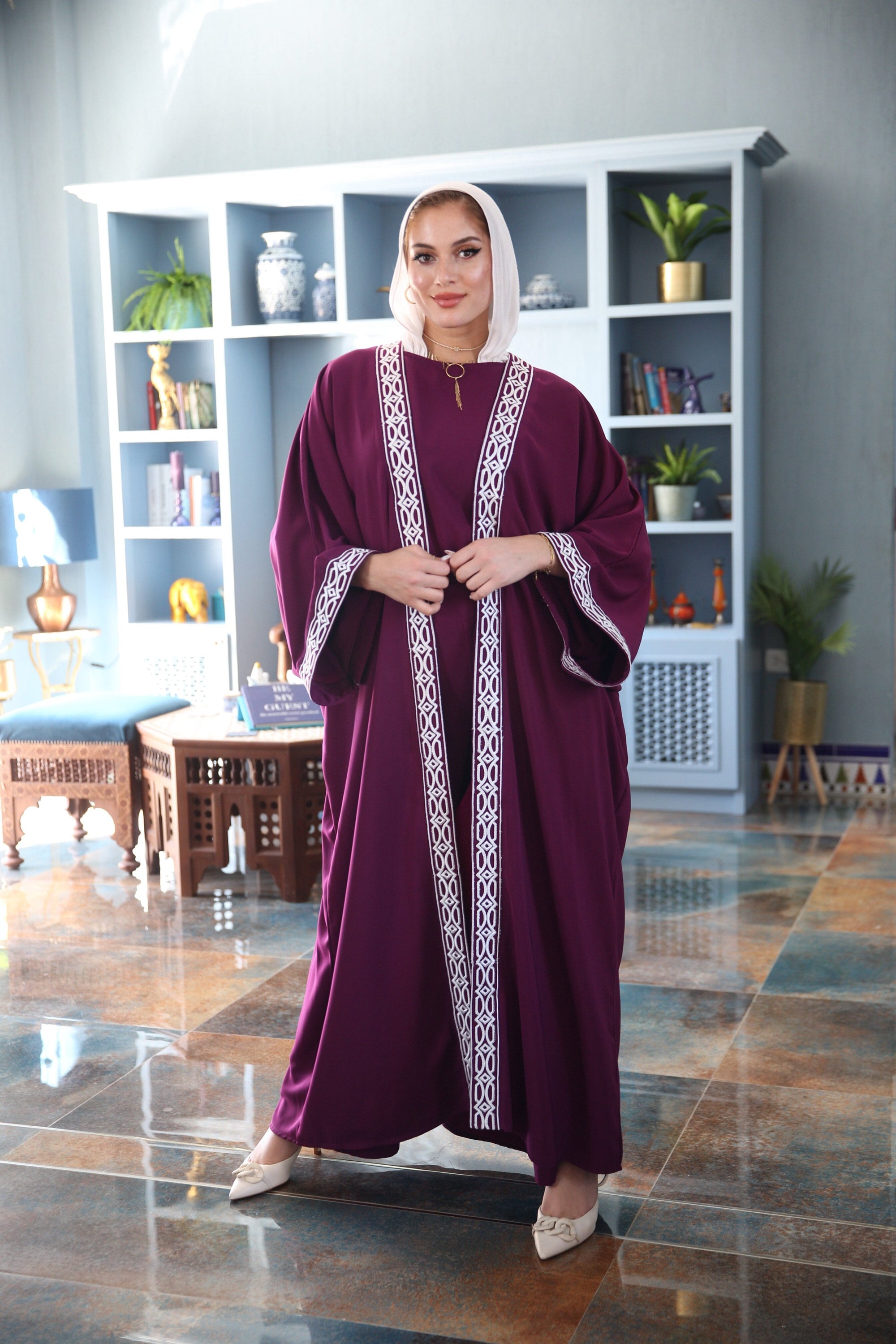 The Queen Of All Kaftan Purple