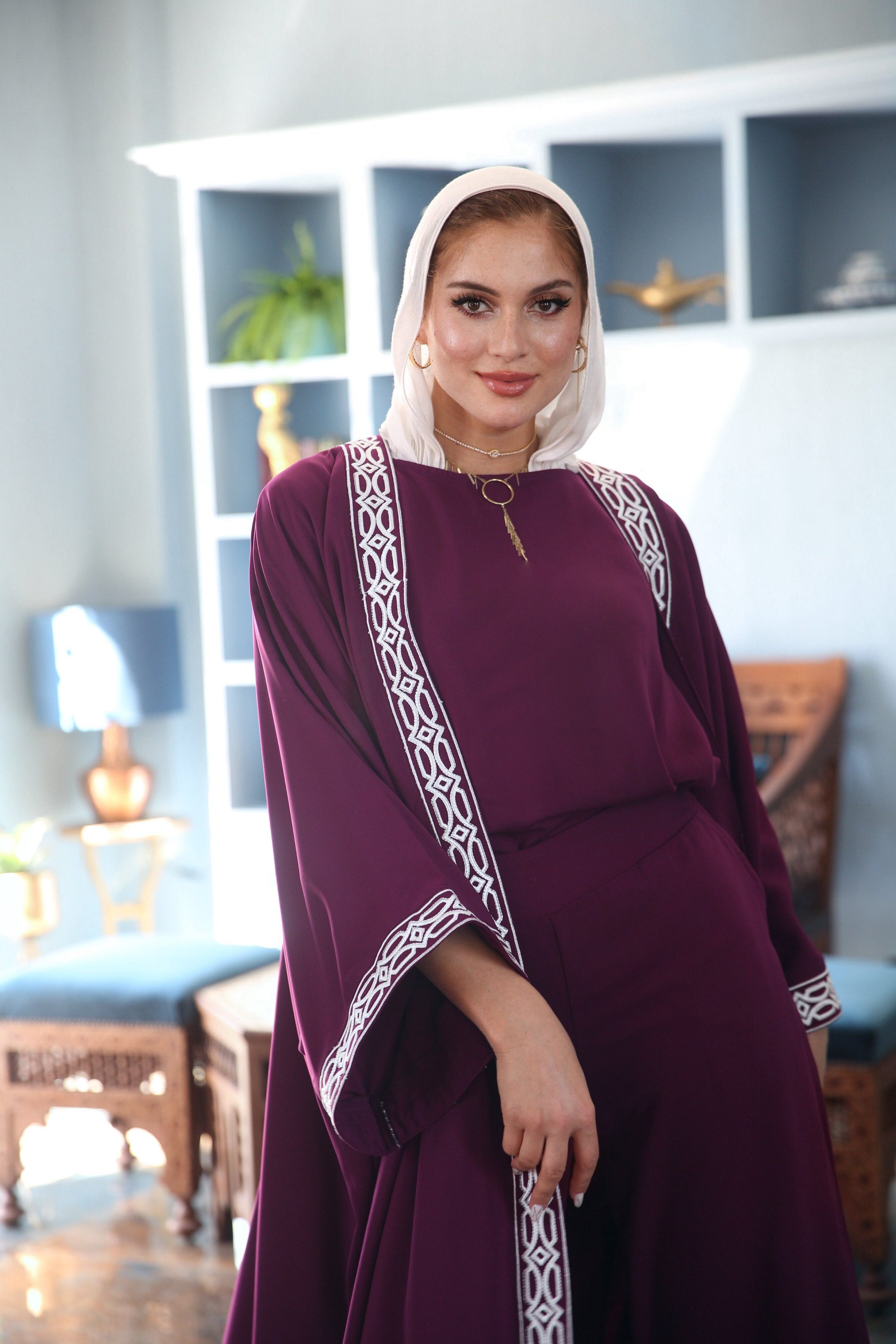 The Queen Of All Kaftan Purple