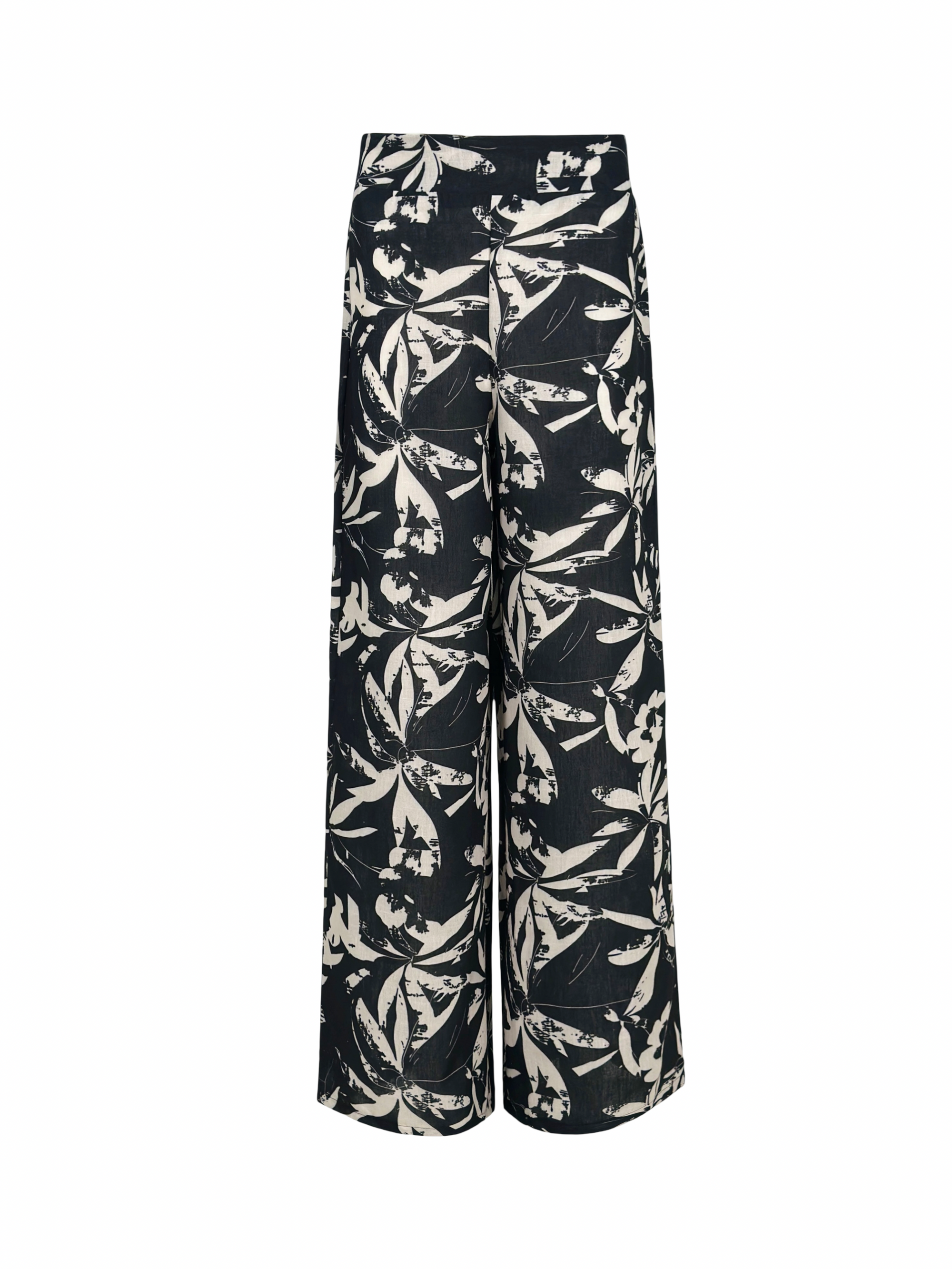 Black Palms Set Pants
