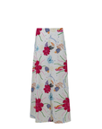 Summer Cream Doodles Slim Skirt