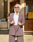 Casual Meeting Blazer Mocha