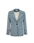 Lets Make it Formal Denim Blazer Ice