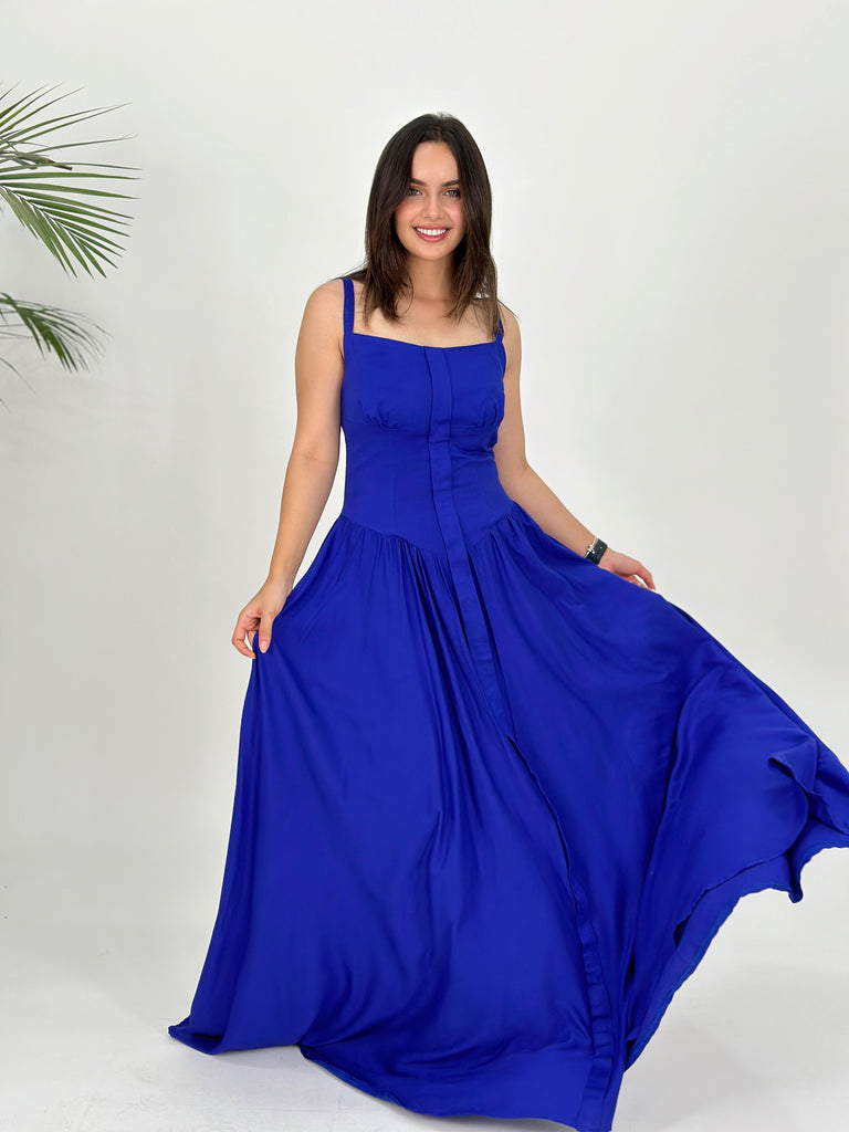 Positano Dress Royal Blue