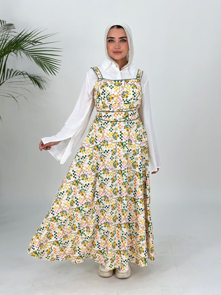 Amalfi Limes Big Ruff Skirt