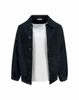 Puffed Denim Jacket Black