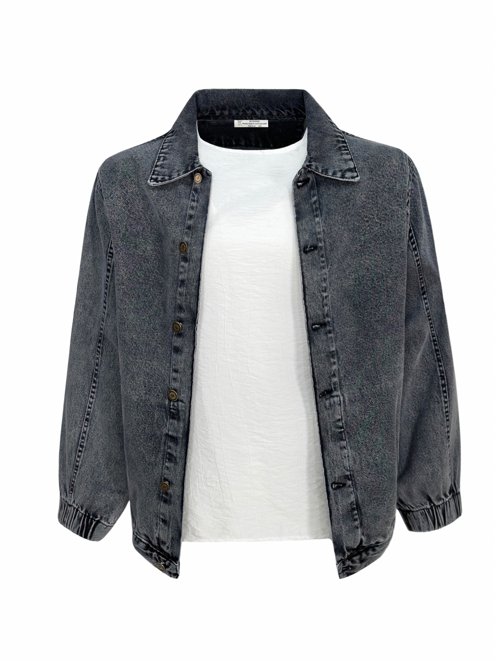 Puffed Denim Jacket