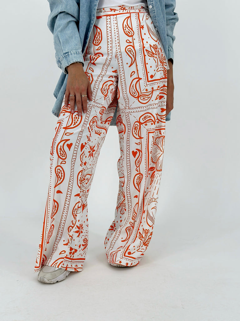 Wild Orange summer set Pants