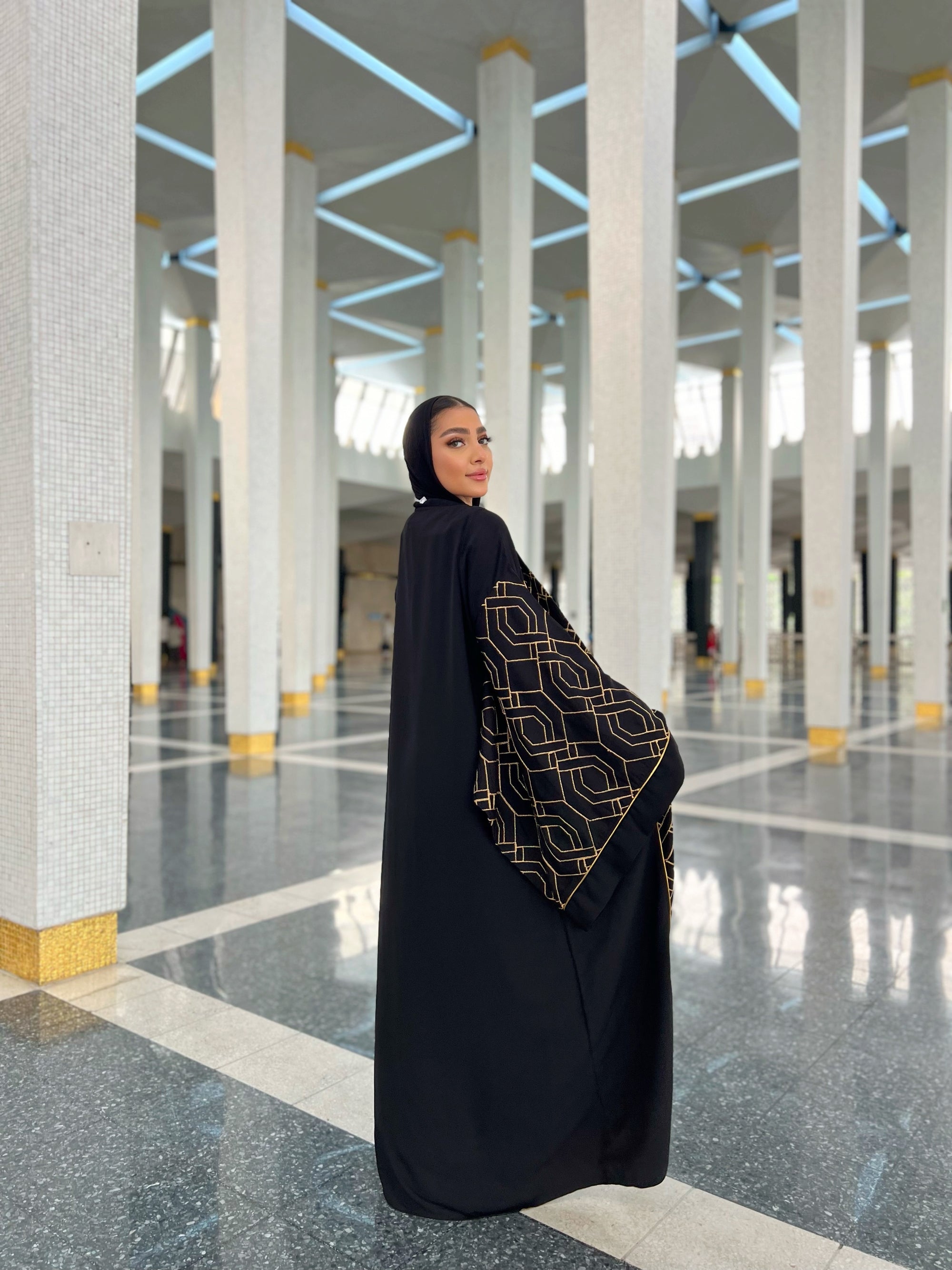 Golden Arabesque Kaftan