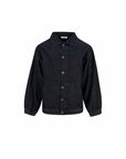 Puffed Denim Jacket Black