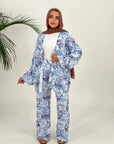 Dolce Blues Set Kimono