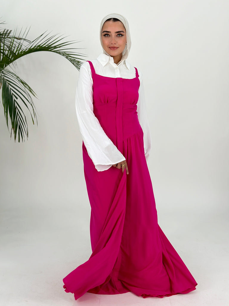 Positano Dress Fuchsia