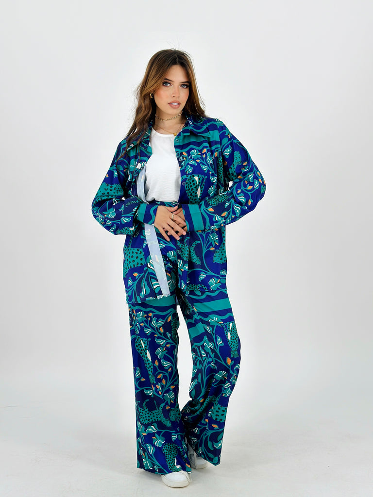 Wild Blues Set Pants