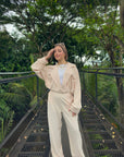 New All The Way Jumpsuit Oatmeal