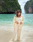 Mesh Tropical Set Pants