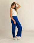 Easy To Go Pants Royal Blue