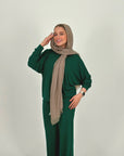 Comfy Perfect Set Pants Emerald Green