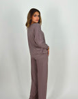 Comfy Perfect Set Pants Heather Beige