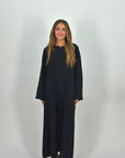 Basic Comfy Abaya Black