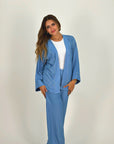 Bling Kimono Baby Blue