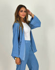 Bling Kimono Baby Blue