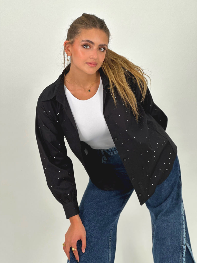 Blinging Star Shirt Black