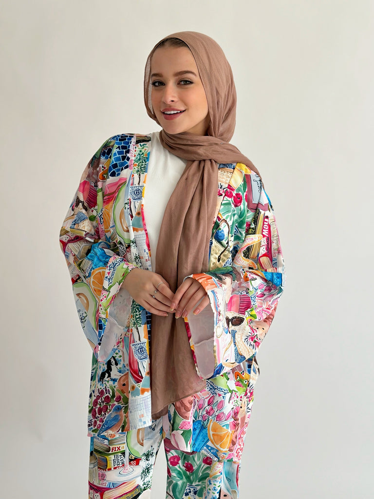 All About Summer Set Kimono