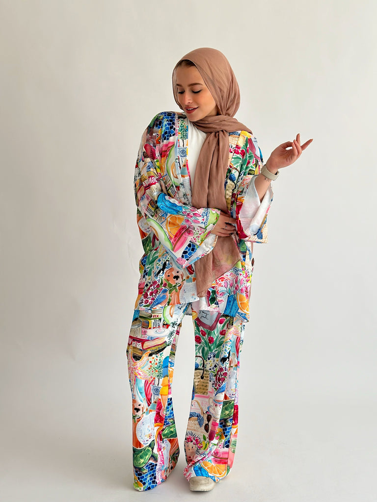 All About Summer Set Kimono