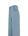 Pin it Out Denim Set Pants Ice