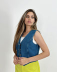 Jeans Vest True Blue