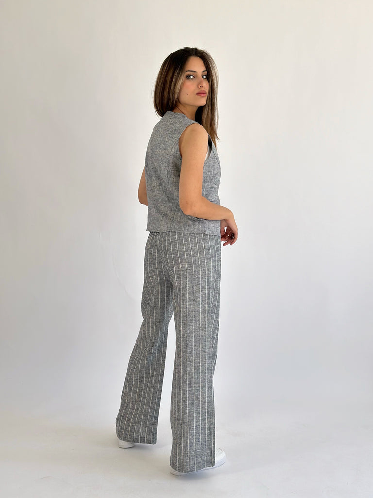 New Oxford Set Pants Heather Grey