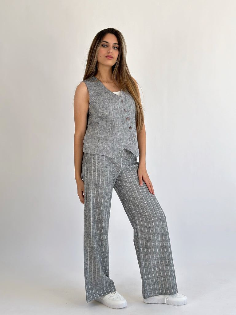 New Oxford Set Pants Heather Grey