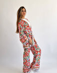 Boho Cherry Gardens Set Kimono