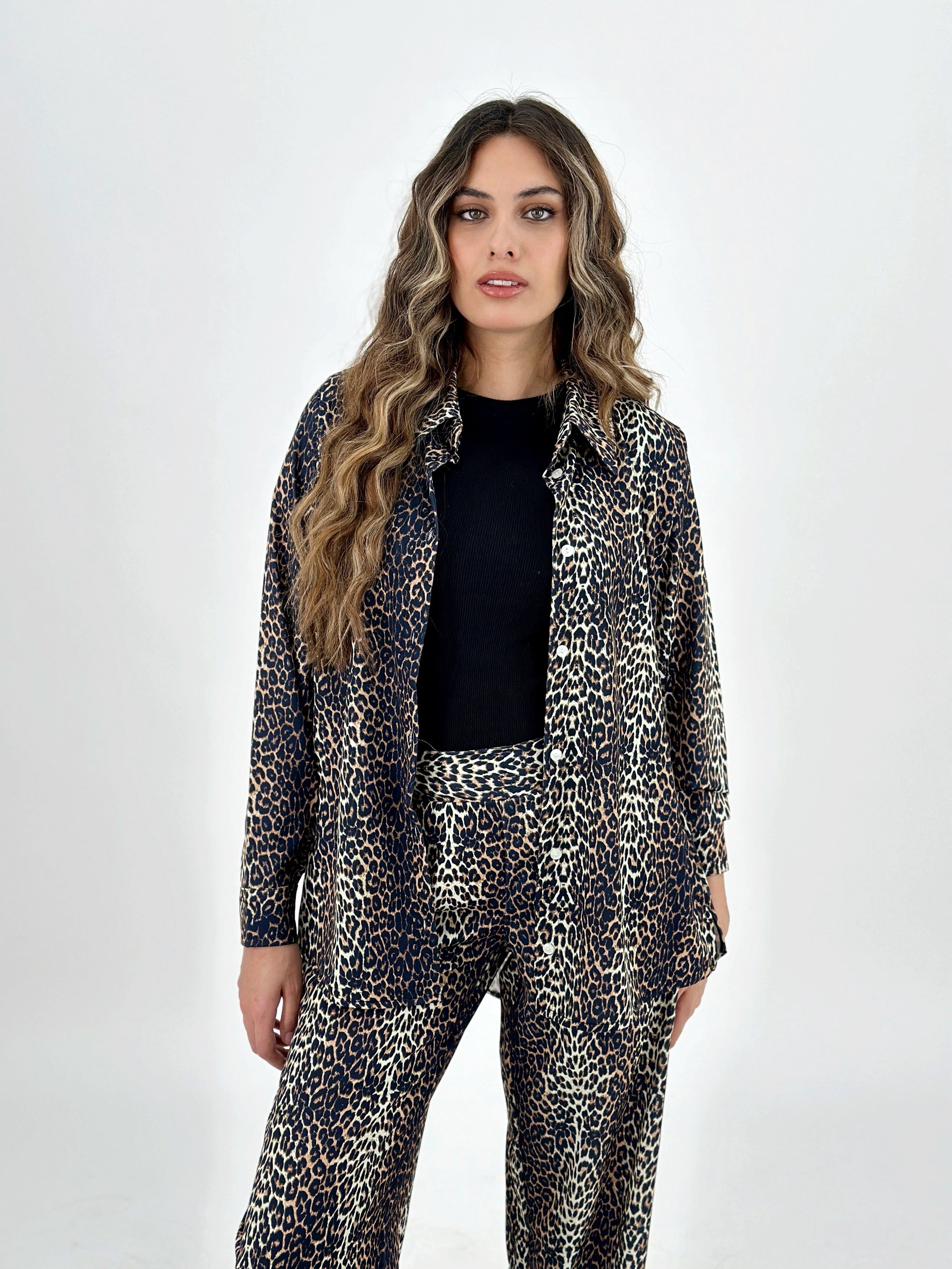 Wild Leopard Set Pants